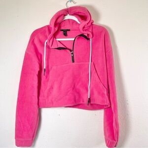 🌸 4/$20 F21 Hot pink hoodie pullover sweater small